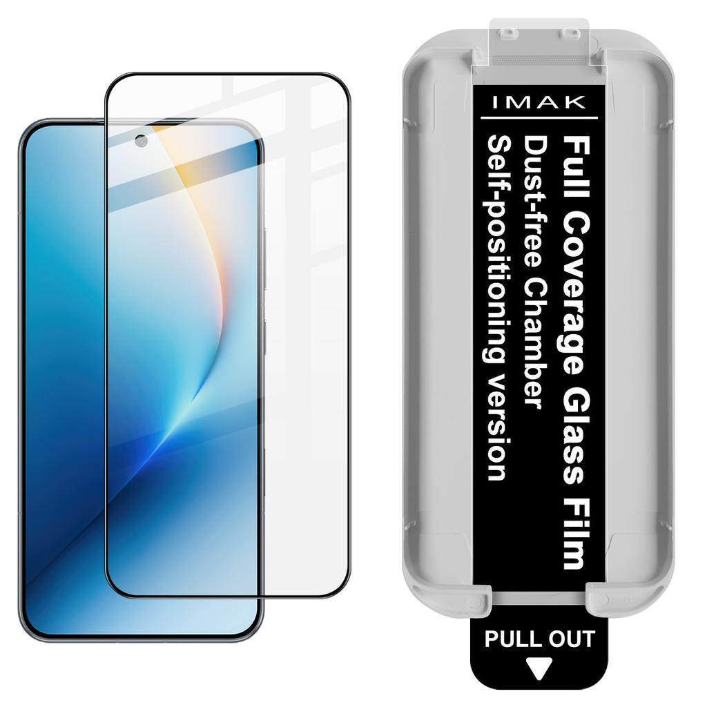 For Honor WIN RT 5G Glass IMAK Dust-free Cabin Full-screen Tempered Glass Film Supports Fingerprint Unlock