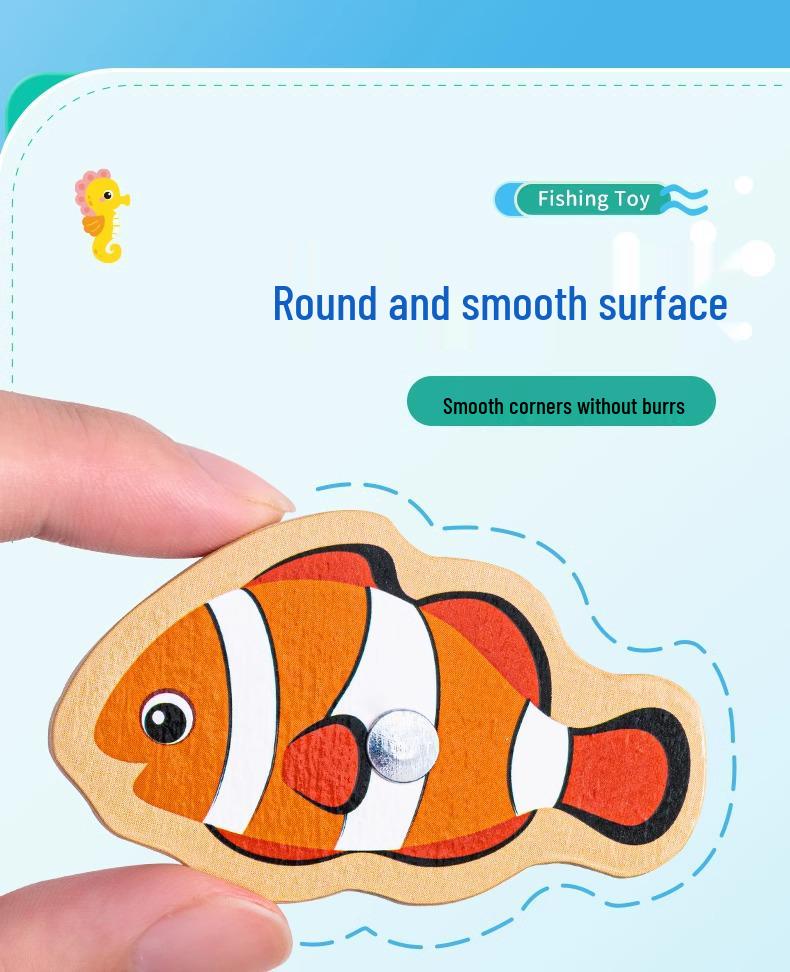 Magnetic Fishing Toy - Educational Gift for Toddlers Aged 1-3, Perfect for Boys and Girls