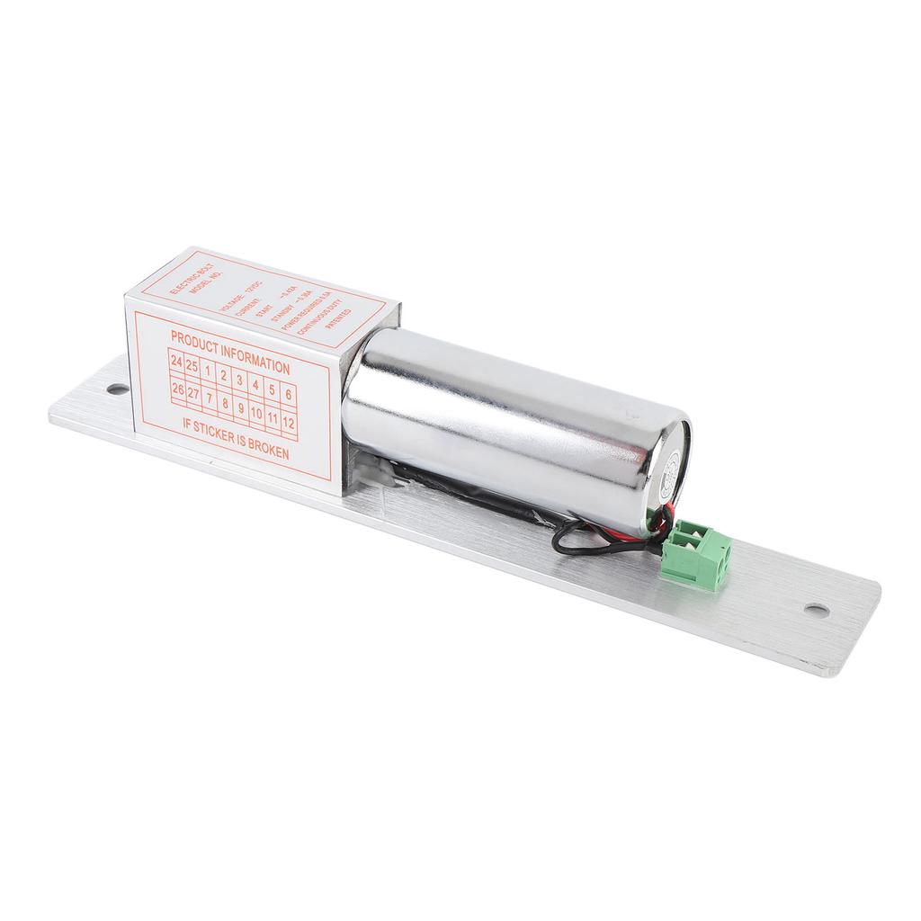 12V Electric Drop Bolt Lock Aluminum Stainless Steel Magnetic Self Locking Induction Electric Deadbolt Lock for Door