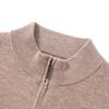 Spring Autumn Australian Merino Wool Sweater Thickened High-Neck Zip-Up Thermal Breathable