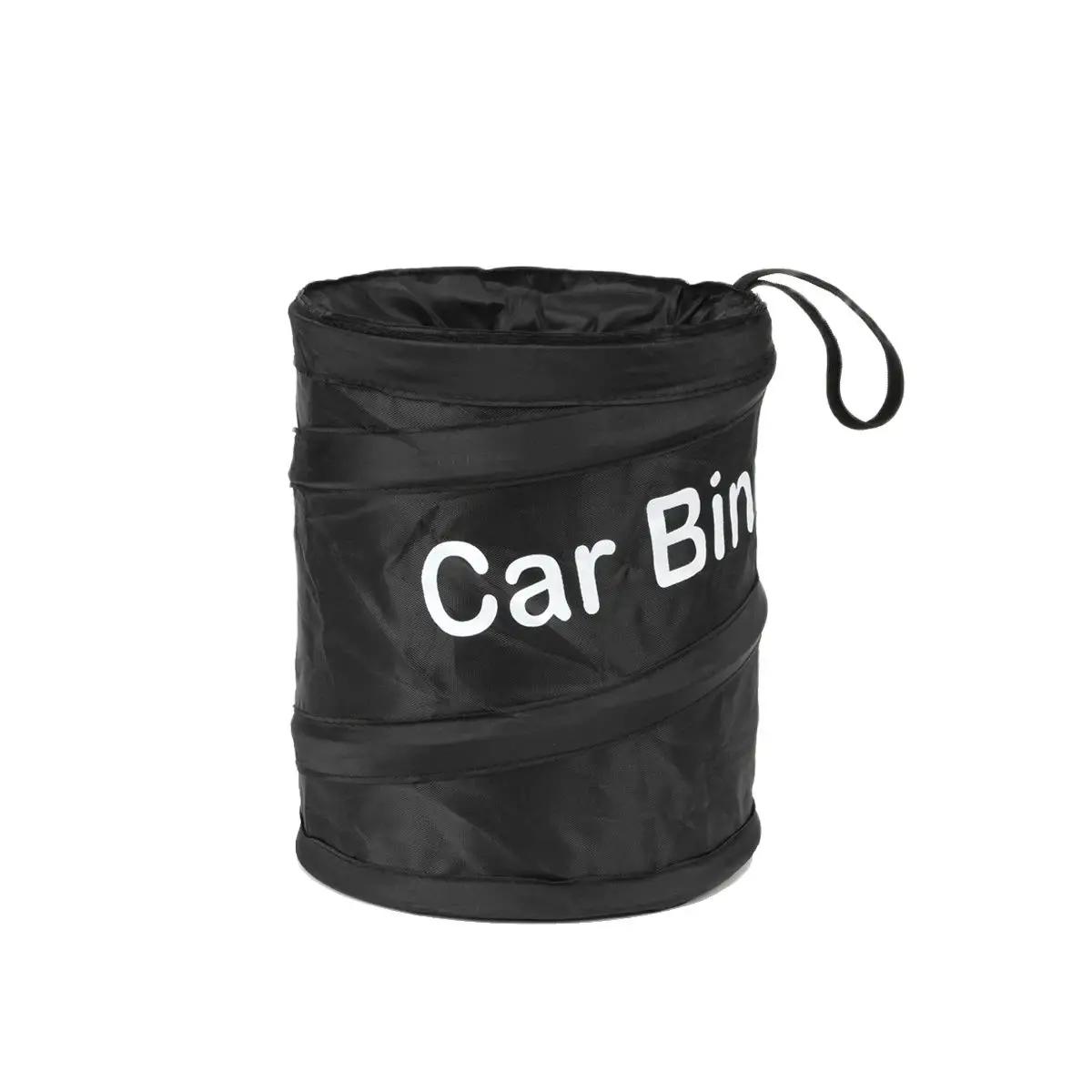 

Foldable Black Car Trash Can, Large Capacity Oxford Cloth, Garbage Basket, Dirty Clothes Basket, Toy Storage Bucket Car Storage