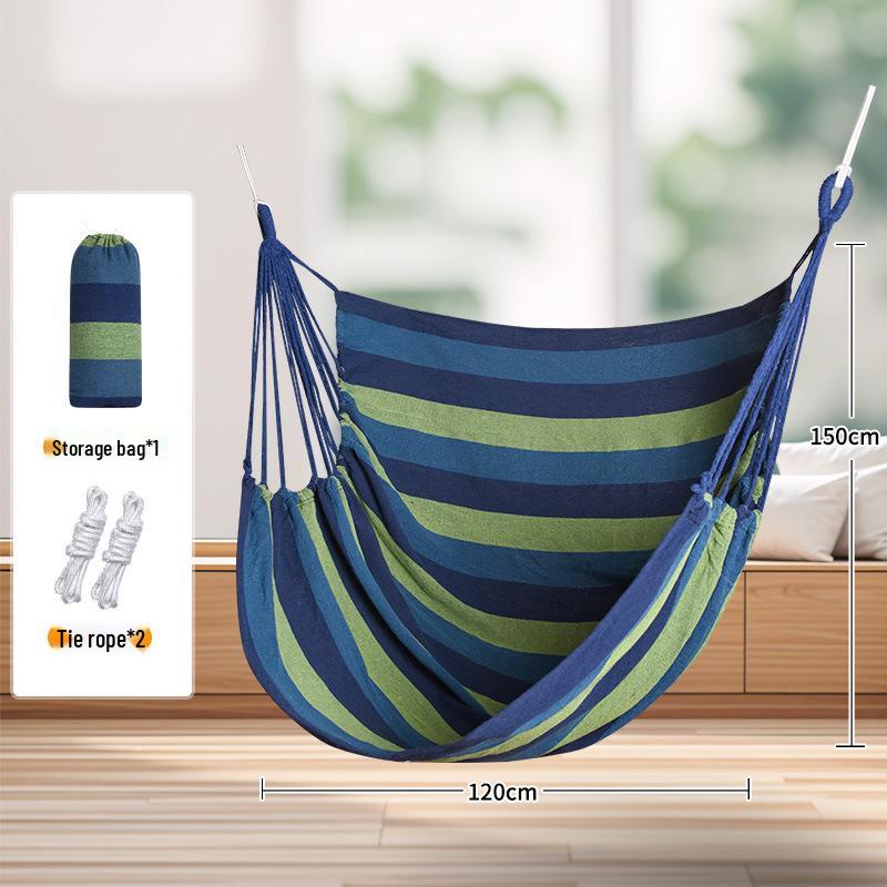 TEMU Dormitory Hammock: Indoor/Outdoor Thickened Hanging Chair & Swing Basket.