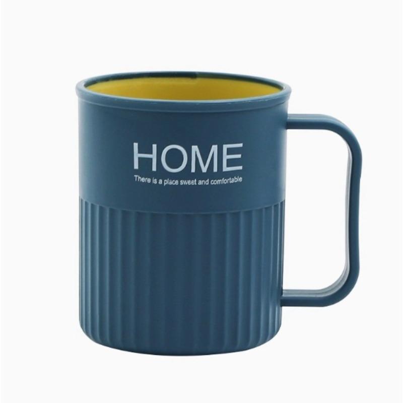 Washbasin Cups School Dormitory Brushing Cups Plastic Children's Cups with Handles Thickened Cups Couple Cups Toothpicks