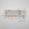Crayon Shin-chan Pink PBT Keycap Set: Cute, Customizable Dye-Sublimated Keycaps for Mechanical Keyboards