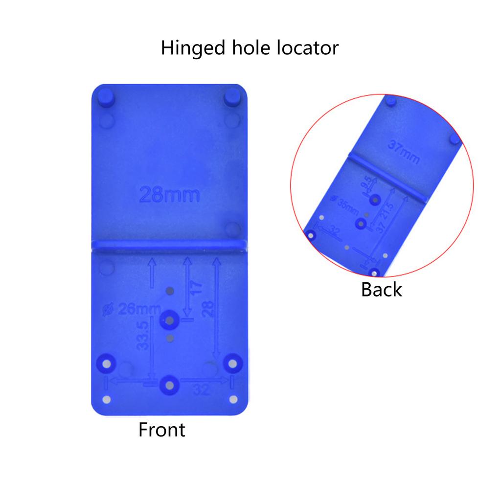 35/40mm Hinge Hole Jig Drill Guide Template Jig For Woodworking Cabinets Hinges Hole Locator