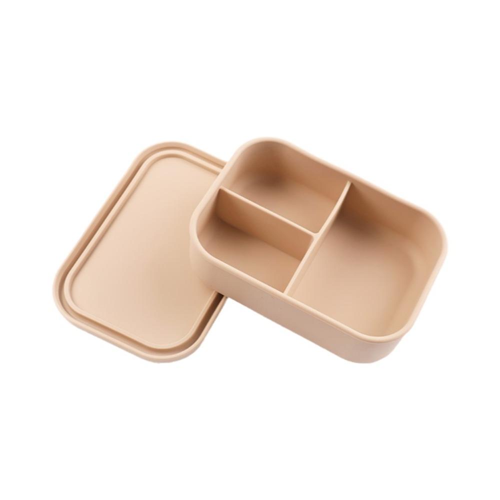 Microwavable Food Container Rectangular Picnic Box Fresh-Keeping Box Lunch Container Office