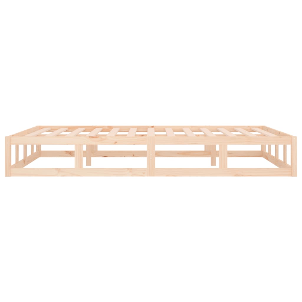 Solid Wood Bed 140 x 200 cm