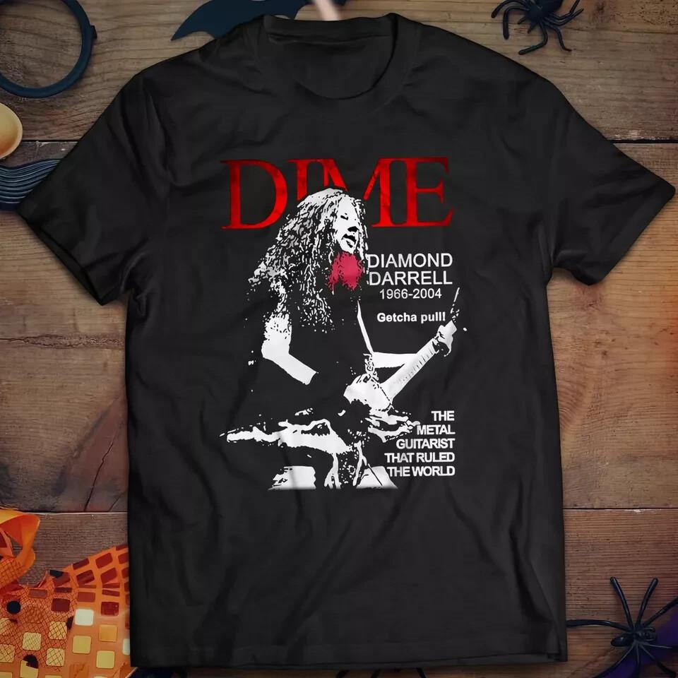 

Dimebag Darrell T-Shirt Tops tees Men s Women s Damageplan Cowboys from Hell Metal Magic S