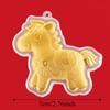 Cartoon Design Pony Keychain Decorations Bag Pendant Horse Keychains  Chinese New Year