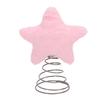 Xmas Tree Topper Adorable Plush Treetop Star for Xmas Party Desktop Home Decoration