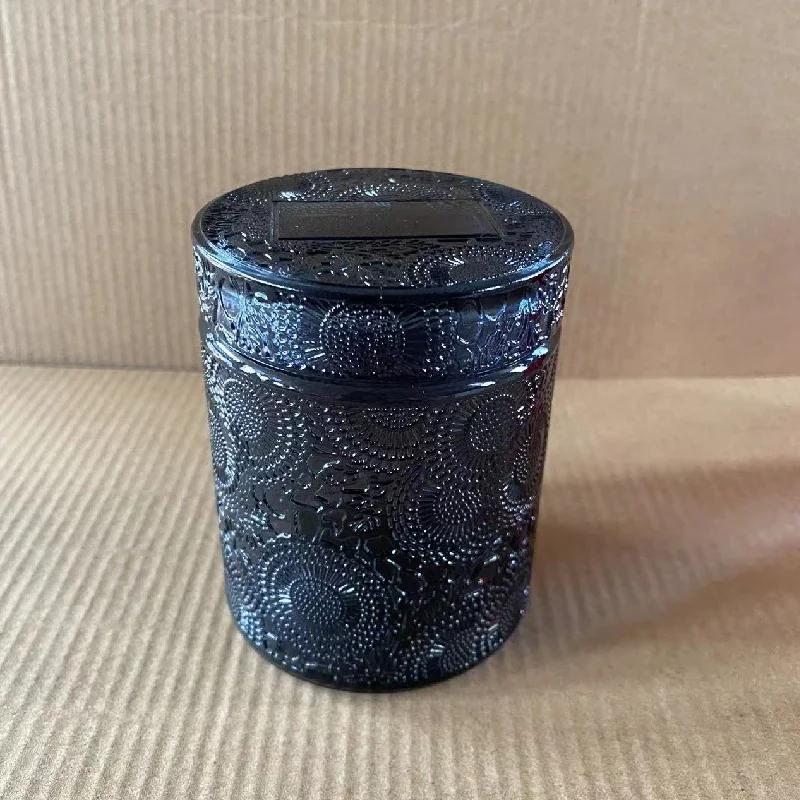 Glass Storage Jar with Lid Candle Empty Cup Storage Container Home Decoration Diy Candle Storage Box Living Room Decoration