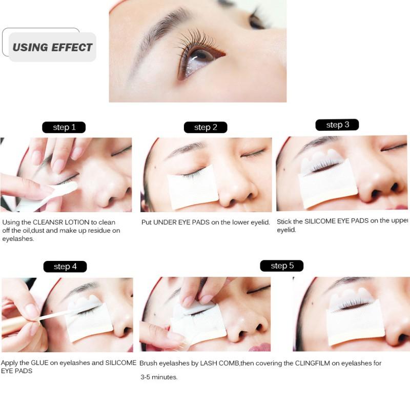 Eyelash Curling Kit Eyelash Perming Solution Eyelash Cleanser