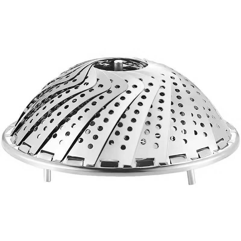 Stainless Steel Foldable Expandable Steamer & Fruit Basket