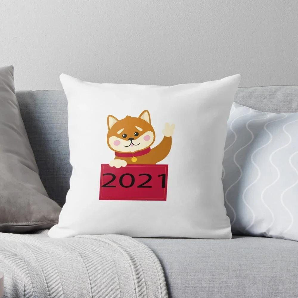 Merry Christmas Decoration Home Pillowcase Cushion Cover Tree Cartoon Modern Living Room Sofa Bed 45X45Cm
