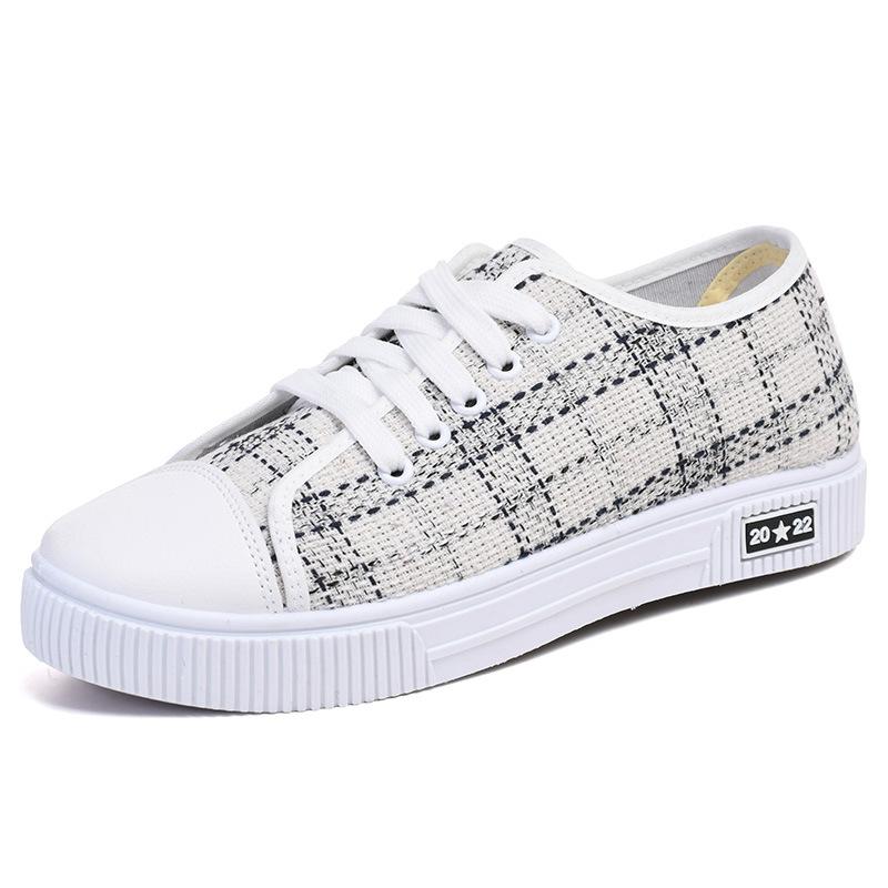 Cloth shoes women's new spring and autumn casual shoes versatile soft-soled flat-soled fashion board shoes