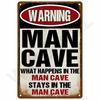 Retro Metal Sign Wall Art Mural Aesthetic Room Home Decor Items Poster Vintage Metal Plate Garage Decoration Tin Sign Plates Bar