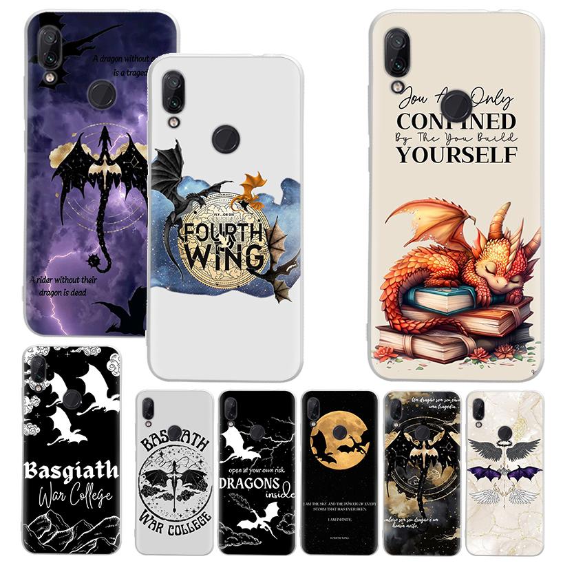 F-Fourth W-Wing Dragon Case for Xiaomi Redmi 14C 13C 12C 13 12 Phone Shell 10C 10A 10 9A 9C 9T 9 8A 8 7A 7 6A 6 Pro 12 12C 10 10