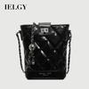 High-End Rhombus Chain Bucket Bag Fashionable All-Match One-Shoulder Cross-Body Casual Mobile Phone Bag