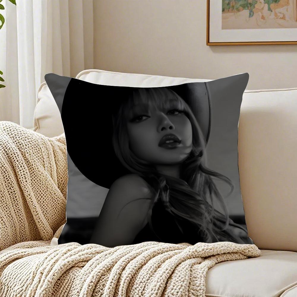 singer powerful LLLisa Cushion Cover Pillowcase Antidustmite living Room Sofa Decor Cushion Room