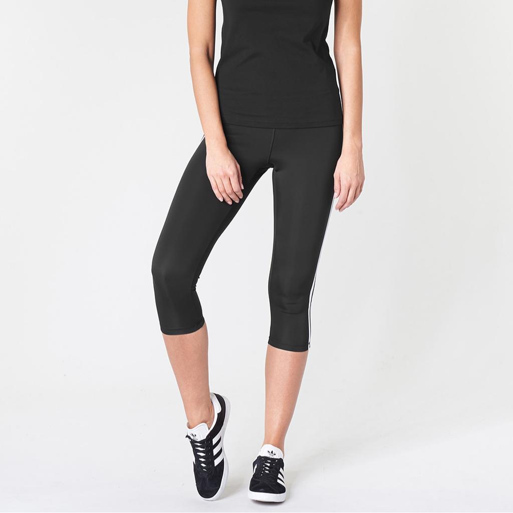 adidas W D2M 3S 34 Tig Edző Sport Kötött Szűk Női Alsó Fekete DU2043