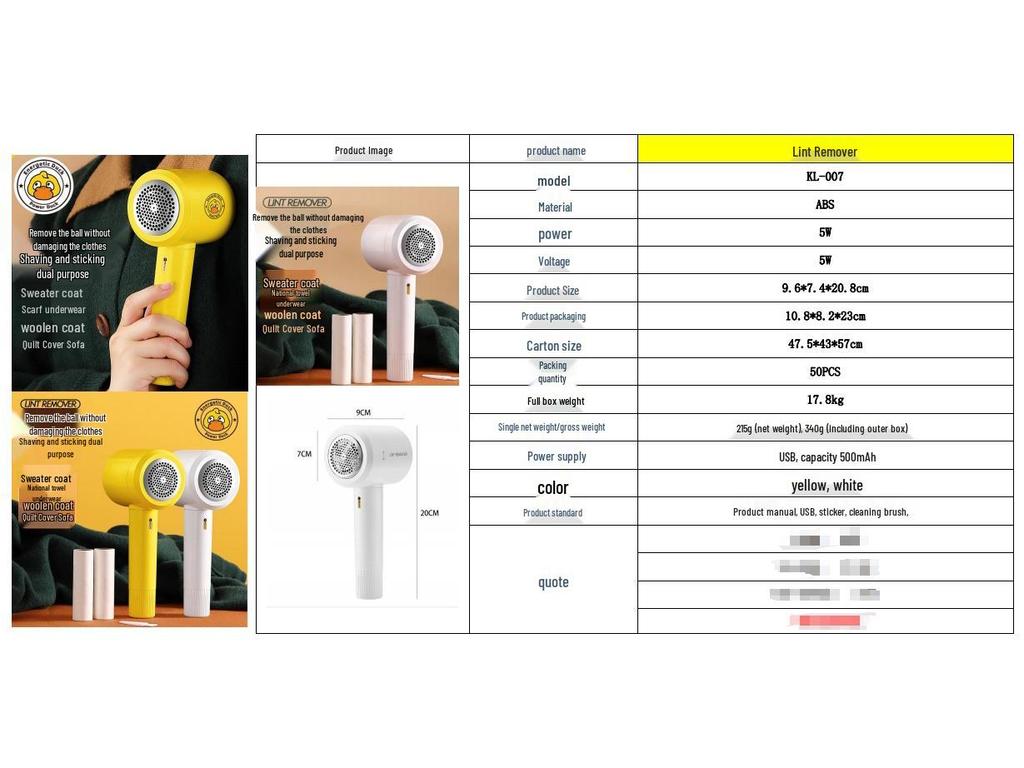 Premium Clothing Pilling Remover and Shaver for Household Use