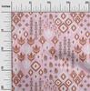 oneOone Cotton Flex Fabric Block & Geometric Ikat Print Fabric By The Yard 40 Inch