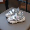 Summer Children Sports Sandals Fashion Girls Causal Princess Sandals 2024 New Cut-outs Chunky Kids School Solid Color Sandals