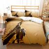 Camel King Queen Duvet Cover Tropical Desert Animals Bedding Set Lovely Wildlife Quilt Cover 2/3pcs Polyester Comforter Cover