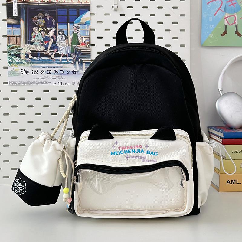 School Bag High Value Soft Girl Ins Cute School Bag Ins Milk Whirring Children Mini Backpack Female