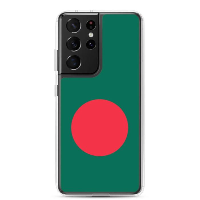 Coque Téléphone - Samsung - Galaxy S21 - Drapeau Bangladesh - Souple - Flerfarget