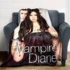1pc The Vampire Diaries3 Blanket, Gift, for Men and Women, Soft Blanket, Good for Sofa Bed Couch Travel, Lightweight Flannel Blanket