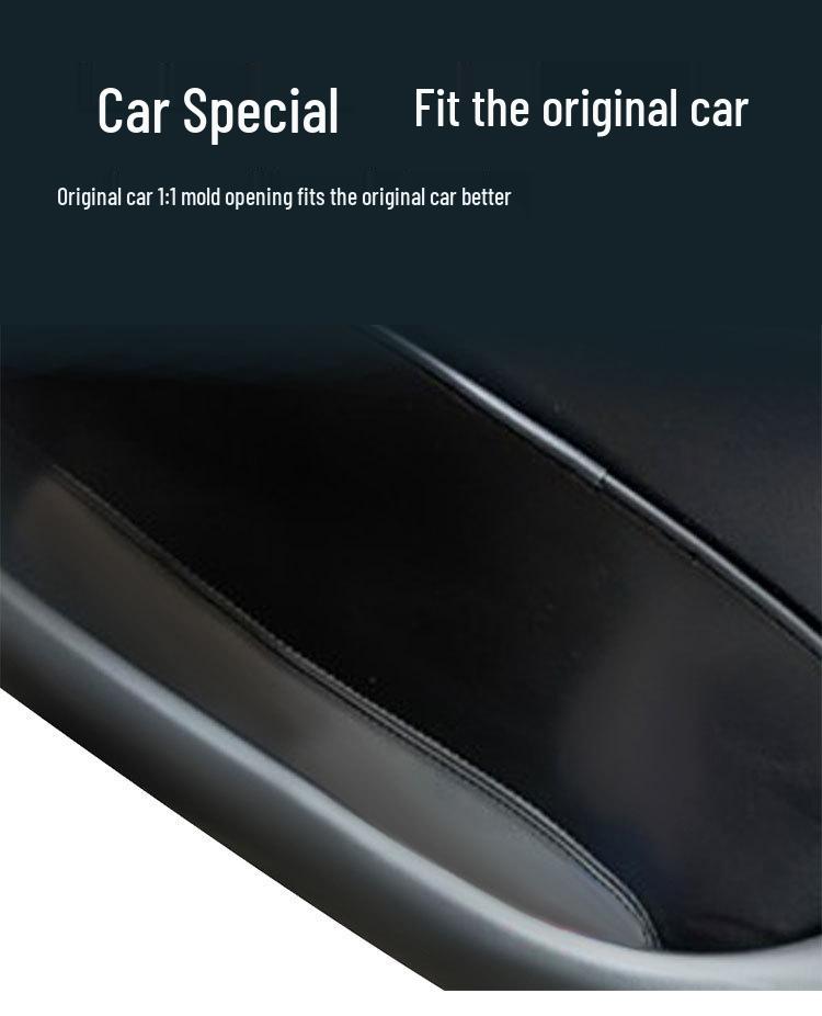 Grid Model Y Door Storage Anti-Slip Mat & Leather Interior Protection Accessories