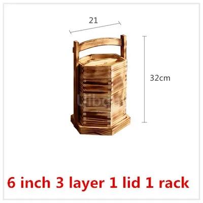Chinese Dumplings Bamboo Steamer Cooker with Lid Dimsum Steamer Fish Rice Food Vegetable Basket Kitchen Cooking Tools Basket Pot