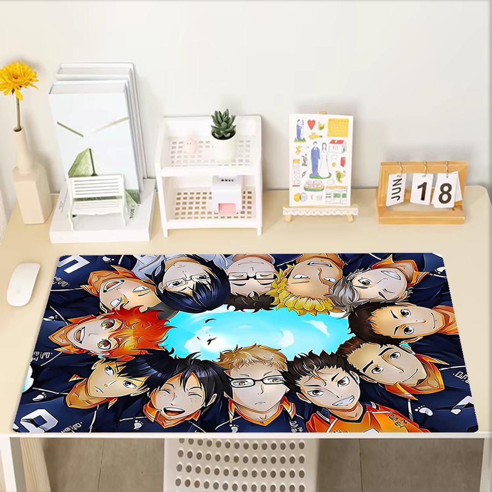 Haikyu Theme Mouse Pad, Non Slip Rubber Base, Multifunctional Office & Home Decor, Perfect for Workspace Personalization.