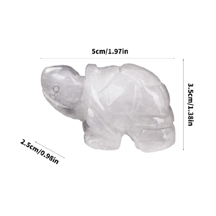Healings Crystal Turtles FigurinesCarved Gemstones Turtles Statue Natural Stone Animal Sculpture Ornament Home Decors