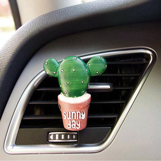 Lovely Cactus Bread Tomato Car Air Vent Outlet Fragrance Perfume Clip Freshener