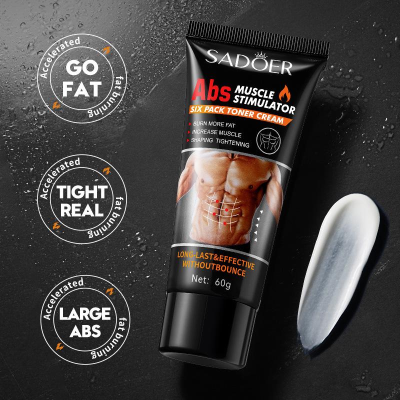 SADOER Herren Bauchformende Wärmende Creme 60g Taille und Bauch Gewichtsverlust und Schlankheitscreme 1