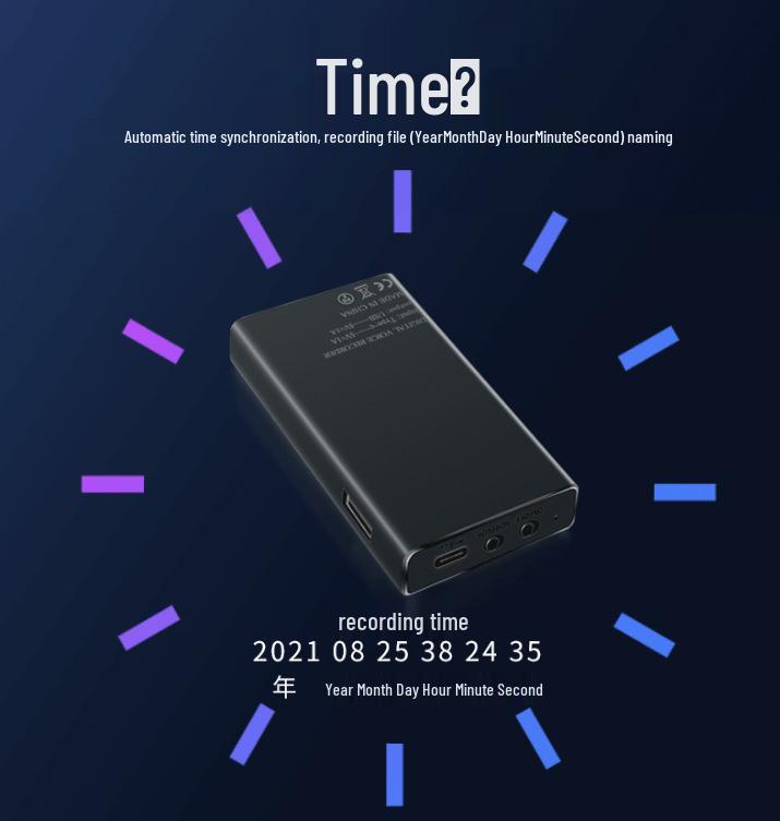 Ultra-long Standby Voice-Controlled Recorder with Super Capacity for Students and Business.