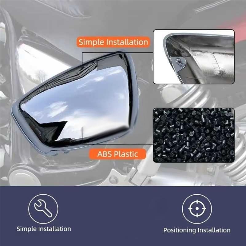 Motorcycle Battery Fairing Side Cover Right Protective Cover For  XV700 750 1000 1984-