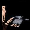 Action Figure Male Femalew Body Dolls Joints Movable 1/18 Scale Model Doll  Body Girl Toys
