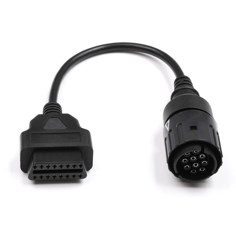 Für BMW Motorrad Verbindungskabel OBD 16-Pin auf 10-Pin Motorfehler-Diagnosewerkzeug Kompatibel mit Motorrädern