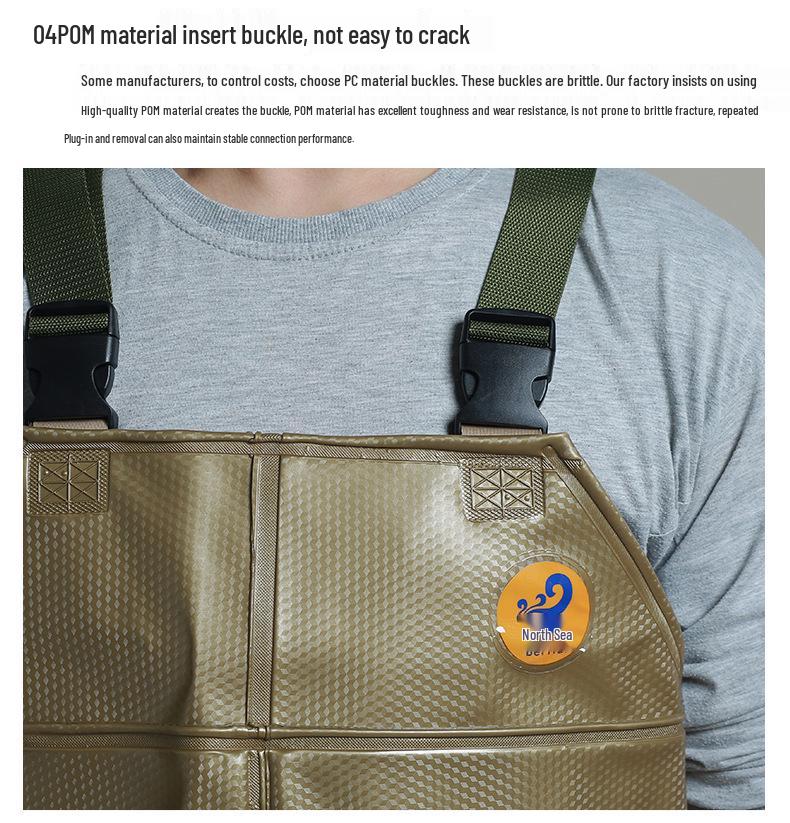 Fishing Waders Jumpsuit: Waterproof Wading Pants for Beachcombing and Fishing