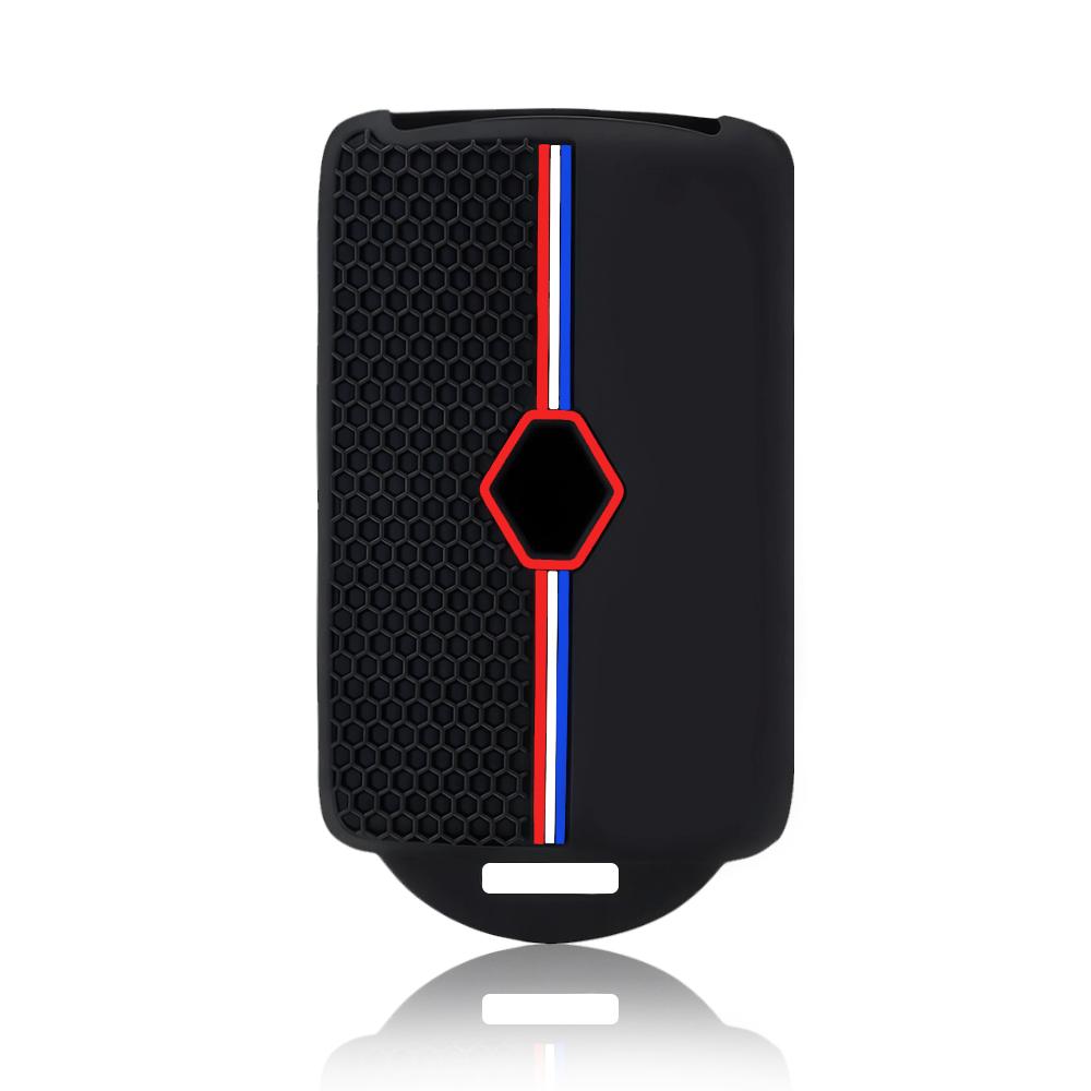 Silicone Key Case Cover For Renault Austral Captur Arkana Koleos Zoe Scenic Dacia Sandero Duster Logan Jogger Kadjar Clio Megane