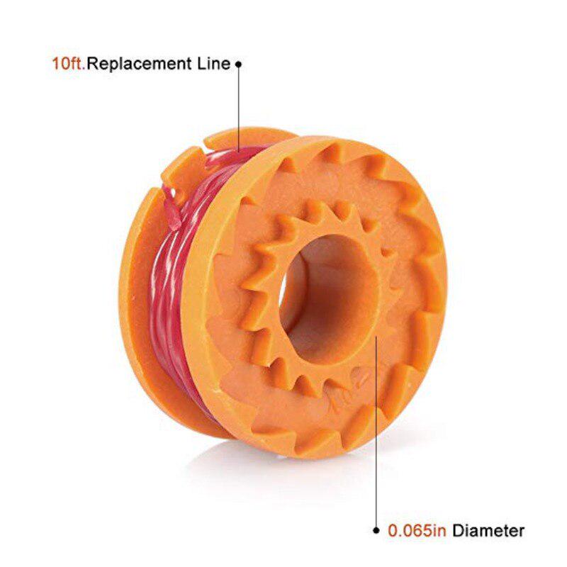 Bobină de tuns șir pentru WORX WA0010 0,065" Linie cu alimentare automată un singur mâncător de buruieni
