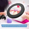 10X Magnifying Glass with LED Light Flexible Arm Brightness Adjustable 3 Colors Workbench Light with