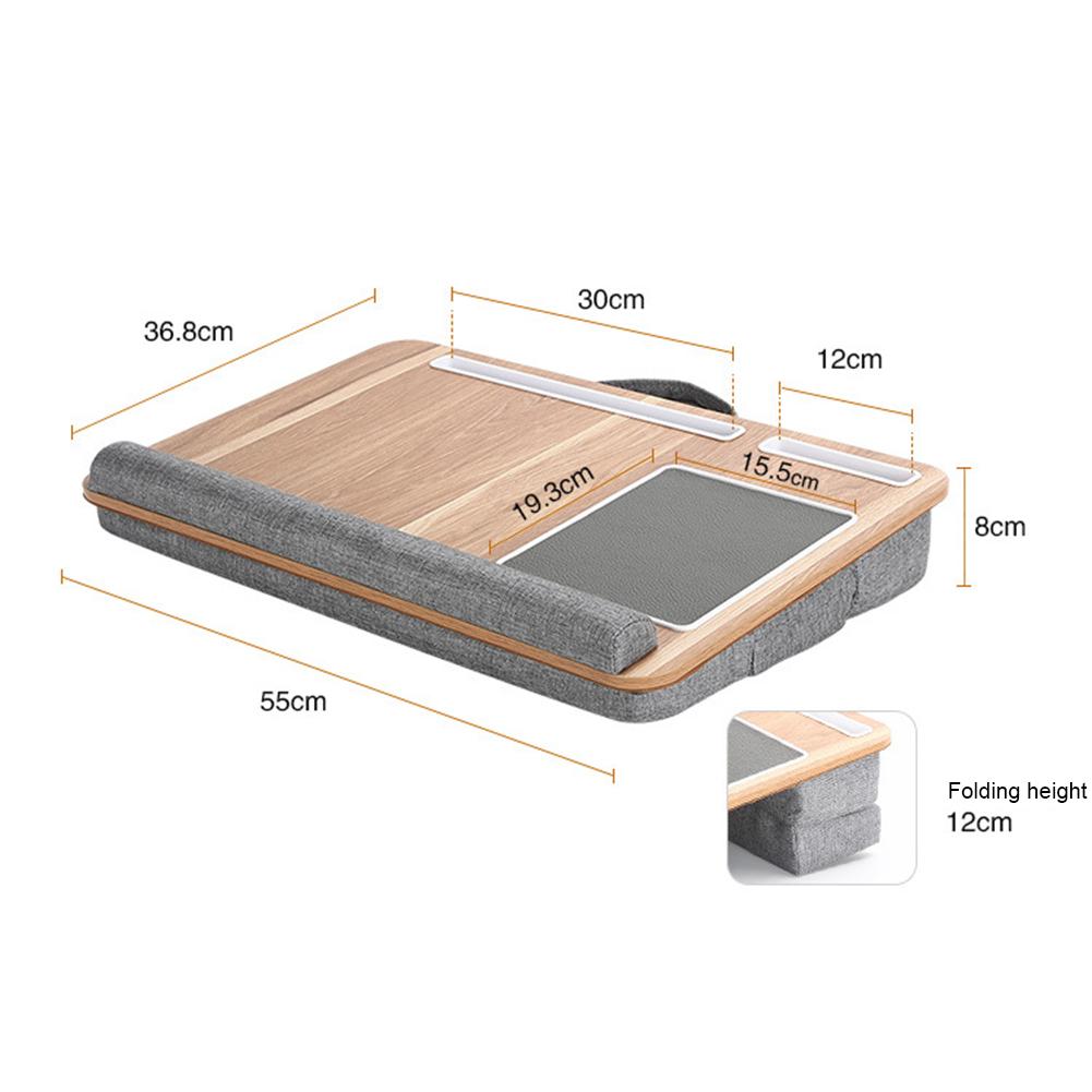 Portable Lap Laptop Desk with Mouse Pad and Phone Holder Home Office Lap Desk Laptop Table Fits Up To 17.3 Inches Laptop