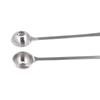 Stainless Steel Olive Strainer Spoon Long Handle Olive Scoop Jam Slotted Spoon with Drain Hole Pickle Spoons Canned Food