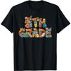 Funny Red Panda Fifth Grade Back To School Kids Boys Girls T-Shirt