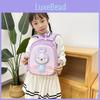 Adorable Cartoon Unicorn Kids Backpack In Watermelon Red For Boys And Girls School