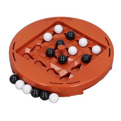 Jogo de xadrez de lógica de trilha, desenvolvimento do pensamento, jogo de tabuleiro de estratégia educacional para jogadores duplos